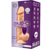 SILEXD - MODELO 1 PENE REALÍSTICO VIBRADOR SILICONA PREMIUM SILEXPAN CONTROL REMOTO 21.8 CM