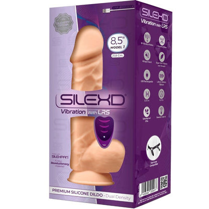 SILEXD - MODELO 1 PENE REALÍSTICO VIBRADOR SILICONA PREMIUM SILEXPAN CONTROL REMOTO 21.8 CM