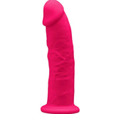 SILEXD - MODELO 2 PENE REALÍSTICO SILICONA PREMIUM SILEXPAN FUCSIA 15 CM