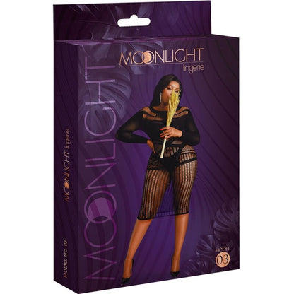 MOONLIGHT - MODELO 3 VESTIDO NEGRO TALLA ÚNICA / PLUS SIZE