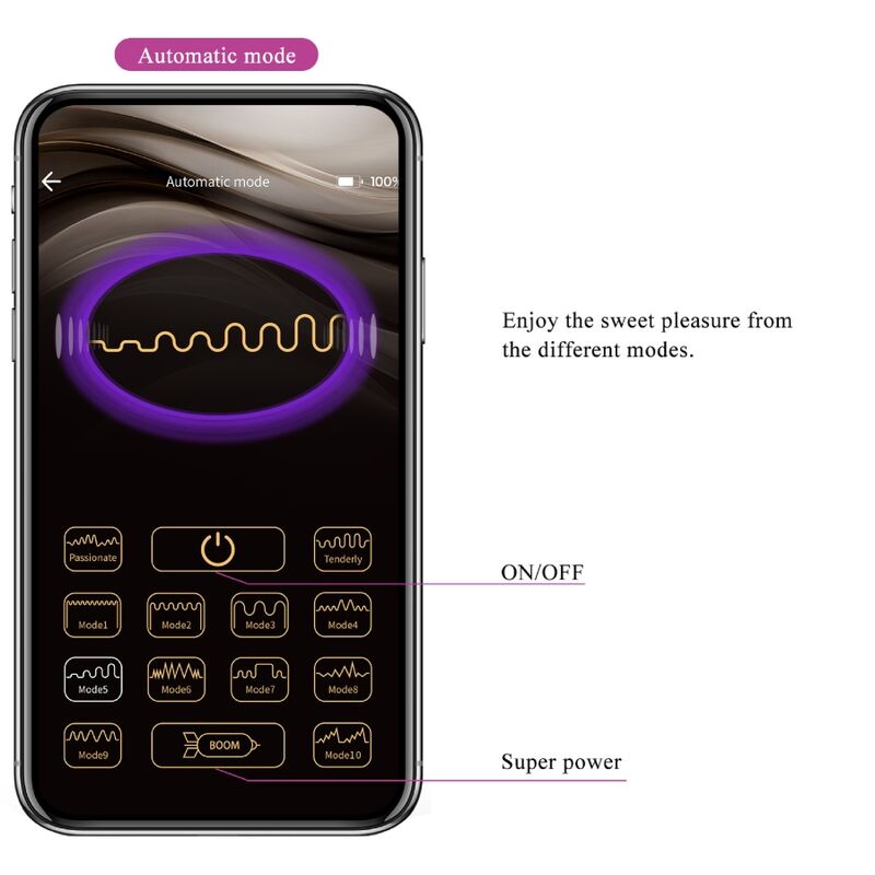 Pretty Love Nymph · Perla Sensorial Vibratoria con App