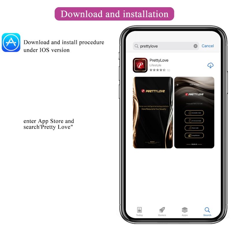 Pretty Love Nymph · Perla Sensorial Vibratoria con App