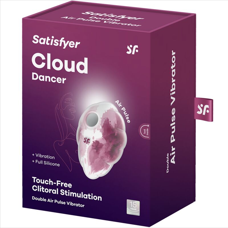 Cloud Dancer — Air Pulse Romántico Capa Traslúcida Verde · SATISFYER · Cloud Dancer