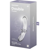 Double Crystal — Dildo Borosilicato Doble Uso Lujo Transparente · SATISFYER · Double Crystal