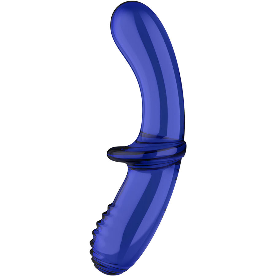 Double Crystal — Dildo Borosilicato Doble Uso Lujo Transparente · SATISFYER · Double Crystal