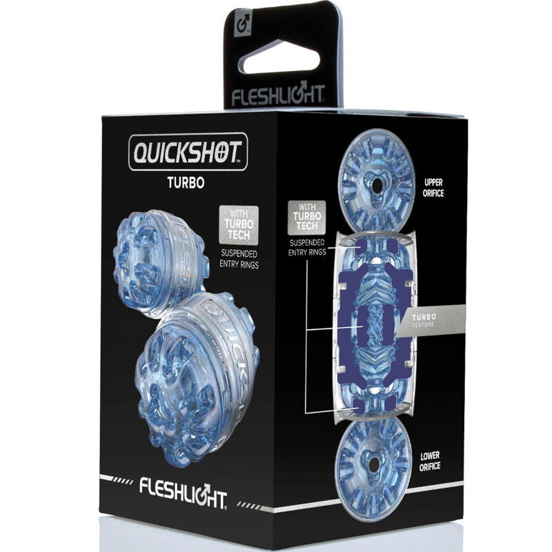 Fleshlight Quickshot Turbo · Masajeador de Textura Envolvente