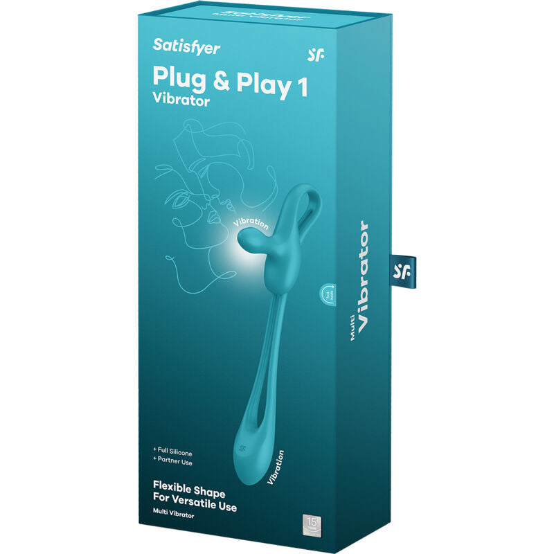 Plug & Play 1 — Plug Anal + Lay-On Combinado Flexible · SATISFYER · Plug & Play 1