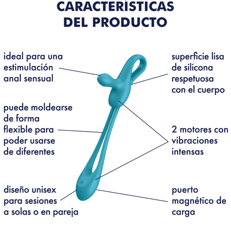 Plug & Play 1 — Plug Anal + Lay-On Combinado Flexible · SATISFYER · Plug & Play 1