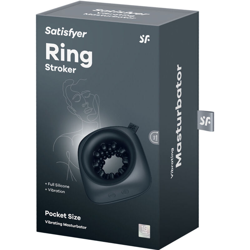 Ring Stroker — Masturbador Vibrador Compacto Viaje 3 Anillos · SATISFYER · Ring Stroker