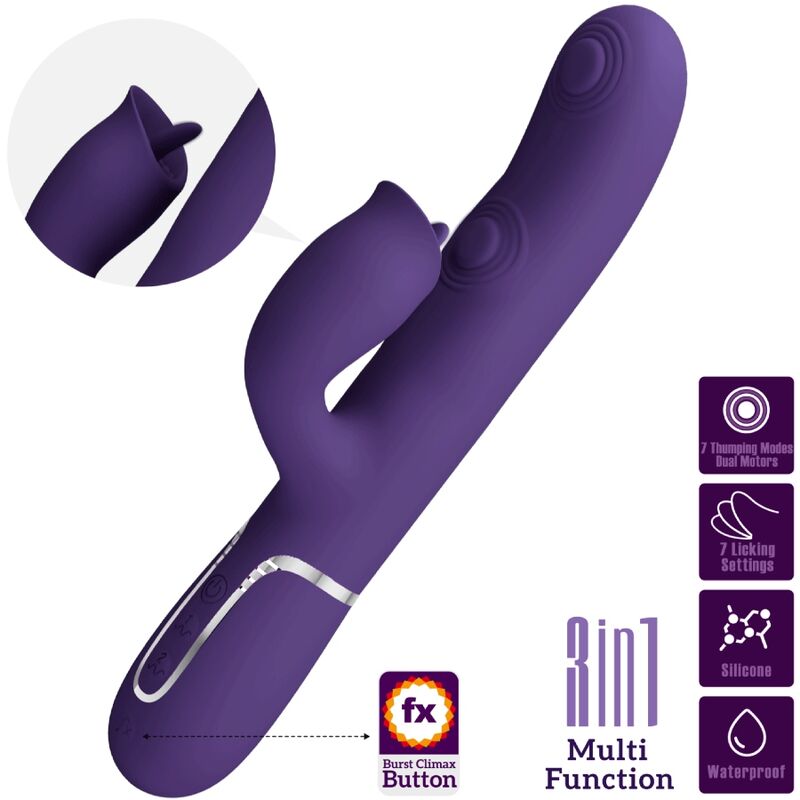 Doble Lengua — Vibrador Rabbit con Licking