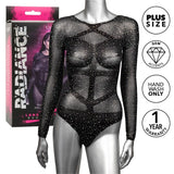 CALEXOTICS - RADIANCE BODY DE MANGA LARGA PEDRERÍA TALLA GRANDE