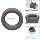 CALEXOTICS - ALPHA ANILLO EXTENSIÓN ESCROTO DOBLE NEGRO