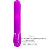 PRETTY LOVE - PERLITA VIBRADOR PUNTO G 3 EN 1 MULTIFUNCIÓN VIOETA
