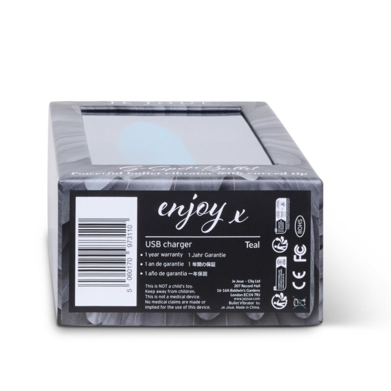 Bala Curva Dual Teal — Estimulación Punto G & Clítoris Teal · JE JOUE · BALA PUNTO G