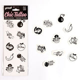 SECRET PLAY - SET DE 10 TATTOOS TEMPORALES SPICY COLLECTION