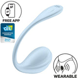Smooth Petal — Punto G Portátil Alambre Flexible App Celeste · SATISFYER · Smooth Petal