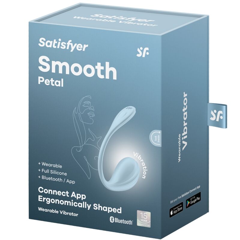Smooth Petal — Punto G Portátil Alambre Flexible App Celeste · SATISFYER · Smooth Petal
