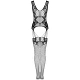 LIVCO CORSETTI FASHION - JULOVE BODYSTOCKING NEGRO TALLA ÚNICA