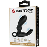 PRETTY LOVE - CAYLA MASAJEADOR VIBRADOR ANAL NEGRO