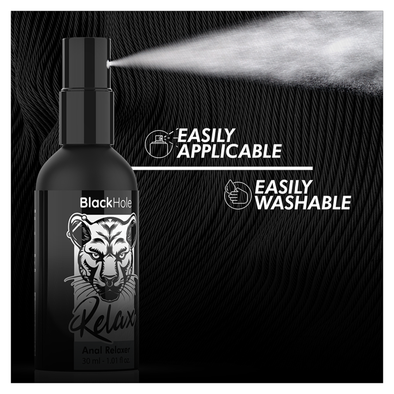 Explorer Black Hole — Spray de Relajación Anal Íntima · 30 ml