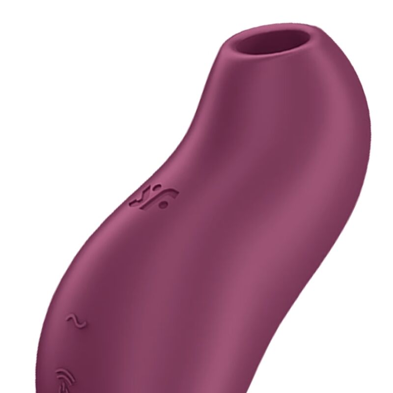 Pocket Pro 1 — Air Pulse Bolsillo Curvo Viaje Granate · SATISFYER · Pocket Pro 1