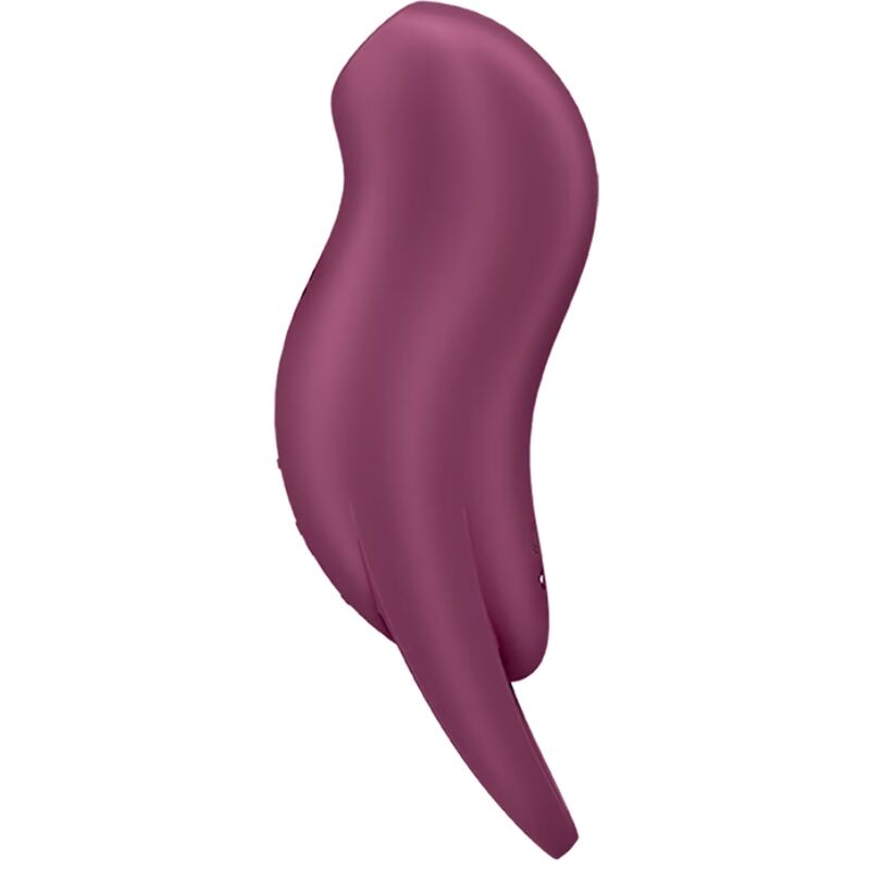 Pocket Pro 1 — Air Pulse Bolsillo Curvo Viaje Granate · SATISFYER · Pocket Pro 1