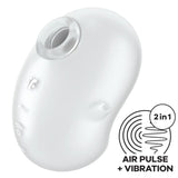 Cutie Ghost — Lay-On 2 Motores Fantasma Potente Blanco · SATISFYER · Cutie Ghost