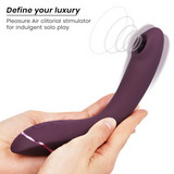 Viaje al Punto G — Pleasure Air Curva Flexible Berenjena · WOMANIZER · OG G-Spot