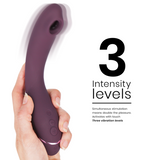Viaje al Punto G — Pleasure Air Curva Flexible Berenjena · WOMANIZER · OG G-Spot