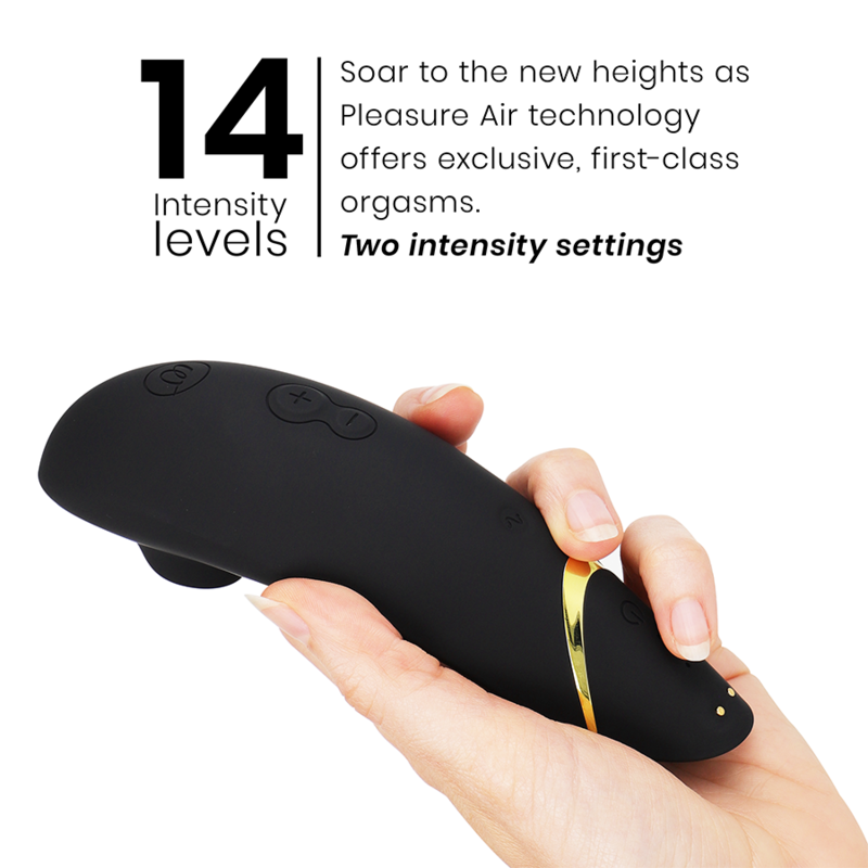 Premium 2 — Piloto Automático & Pleasure Air Elite Negro · WOMANIZER · Premium 2