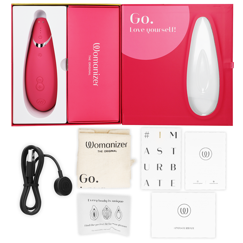 Premium 2 — Piloto Automático & Pleasure Air Elite Frambuesa · WOMANIZER · Premium 2