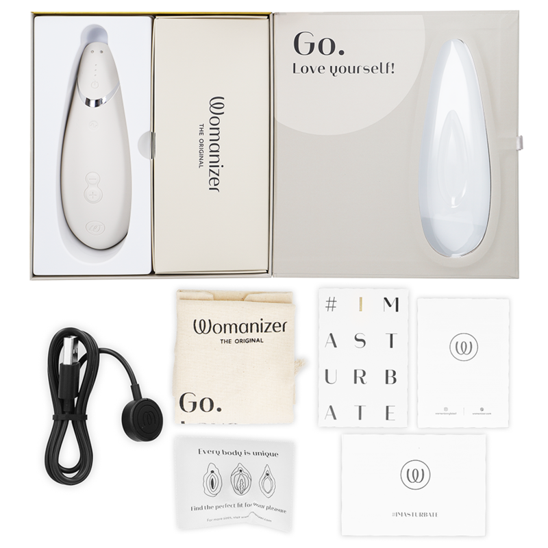Premium 2 — Piloto Automático & Pleasure Air Elite Gris · WOMANIZER · Premium 2