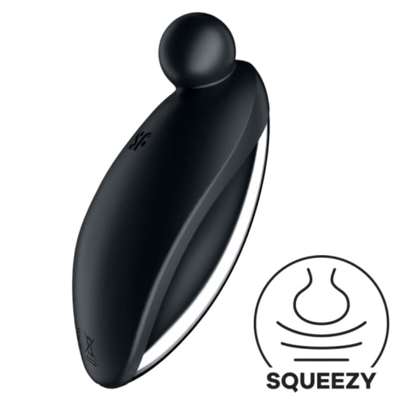 Spot On 2 — Lay-On Exterior ABS Brillante Clítoris Negro · SATISFYER · Spot On 2