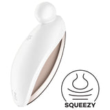 Spot On 2 — Lay-On Exterior ABS Brillante Clítoris Blanco · SATISFYER · Spot On 2