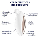 Spot On 2 — Lay-On Exterior ABS Brillante Clítoris Blanco · SATISFYER · Spot On 2