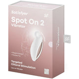 Spot On 2 — Lay-On Exterior ABS Brillante Clítoris Blanco · SATISFYER · Spot On 2