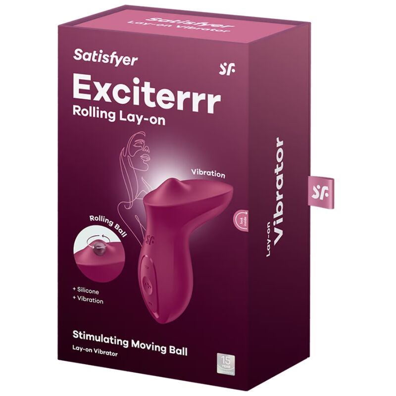 Exciterrr — Lay-On Bola Rodante Oculta Clítoris Fucsia · SATISFYER · Exciterrr
