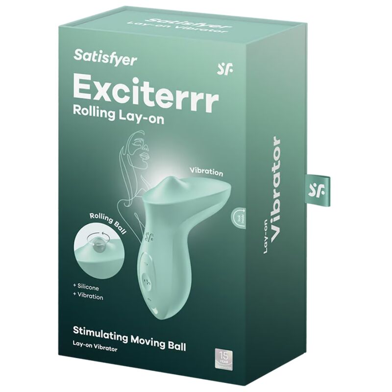 Exciterrr — Lay-On Bola Rodante Oculta Clítoris Menta · SATISFYER · Exciterrr