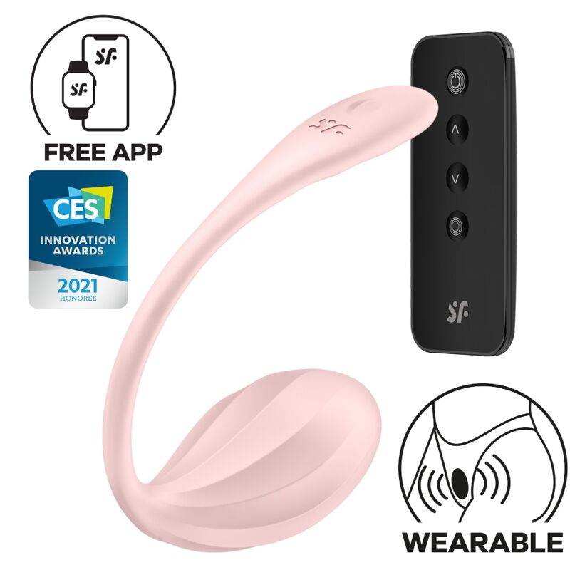Ribbed Petal — Punto G Portátil Alambre Flexible App Rosa · SATISFYER · Ribbed Petal