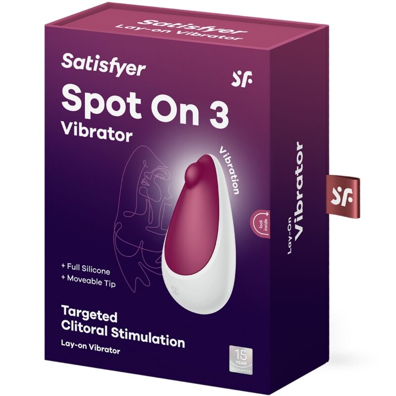 Spot On 3 — Estimulador Clítoris Punta Intensificada Rojo · SATISFYER · Spot On 3