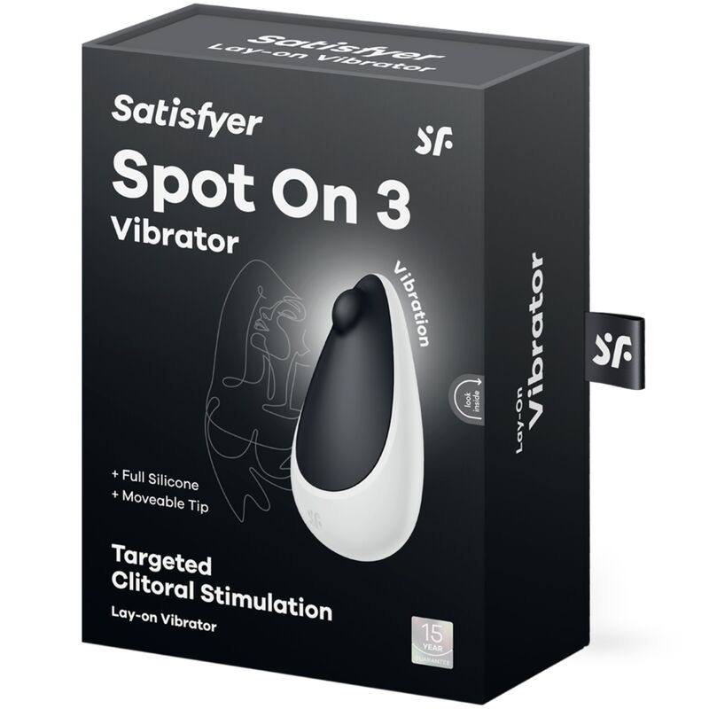 Spot On 3 — Estimulador Clítoris Punta Intensificada Negro · SATISFYER · Spot On 3