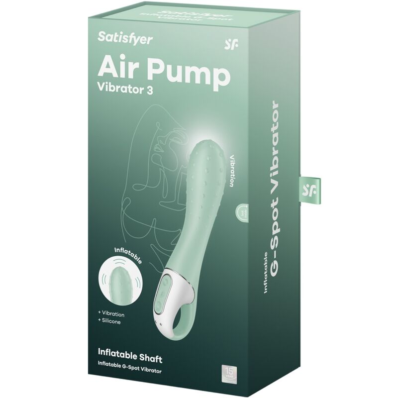 Air Pump Vibrator 3 — Punto G Inflable Silicona Recargable
