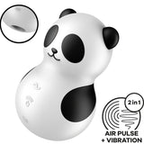 Pocket Panda — Air Pulse Mini Adorable Principiantes Blanco/Negro · SATISFYER · Pocket Panda