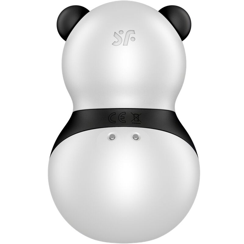 Pocket Panda — Air Pulse Mini Adorable Principiantes Blanco/Negro · SATISFYER · Pocket Panda