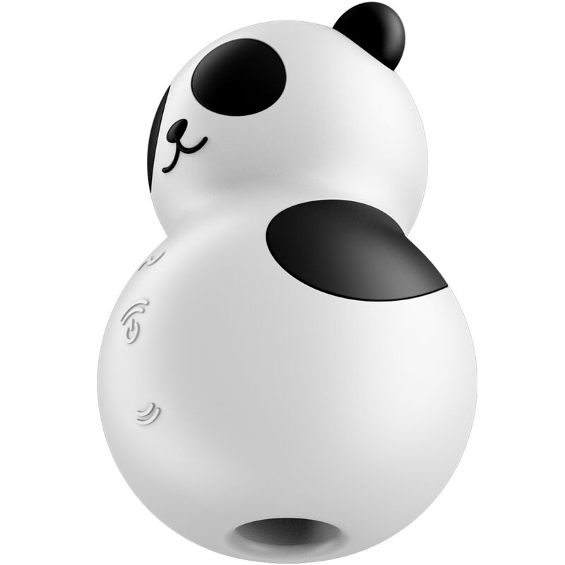 Pocket Panda — Air Pulse Mini Adorable Principiantes Blanco/Negro · SATISFYER · Pocket Panda