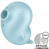Sassy Seal — Air Pulse Foca 2 Motores Ondas + Vibración Azul · SATISFYER · Sassy Seal