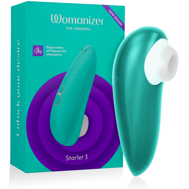 Starlet 3 — Placer Air Accesible 6 Intensidades Turquesa · WOMANIZER · Starlet 3