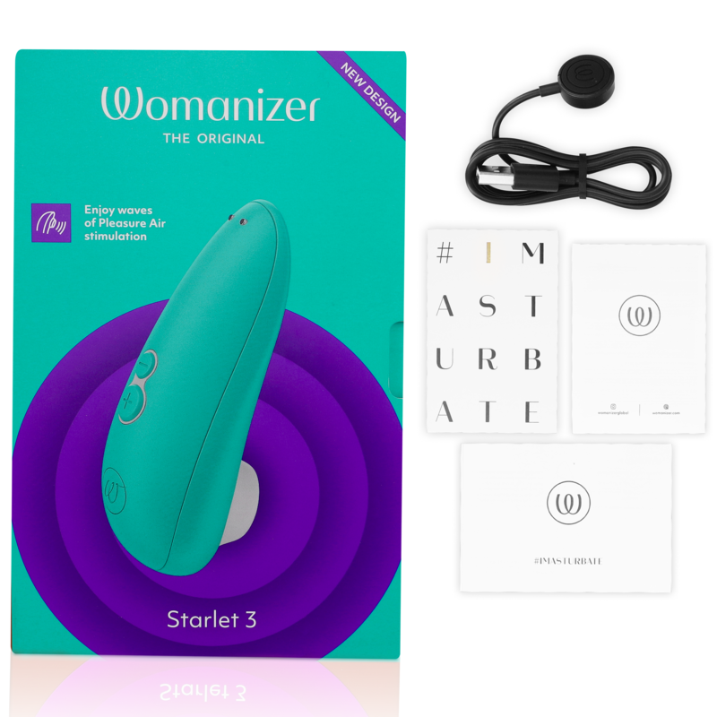 Starlet 3 — Placer Air Accesible 6 Intensidades Turquesa · WOMANIZER · Starlet 3