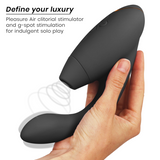 Duo 2 Rabbit — Pleasure Air Clítoris & Punto G Negro · WOMANIZER · Duo 2