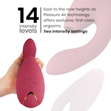 Duo 2 Rabbit — Pleasure Air Clítoris & Punto G Burdeos · WOMANIZER · Duo 2
